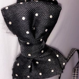 TOM FORD Polka-Dot Jacquard Bow Tie